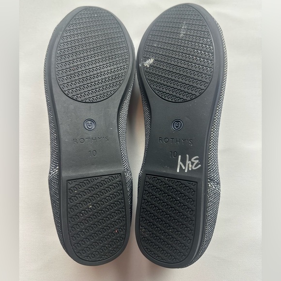 Rothy's Women's Gray/Navy and Blue Flats. Size 10. Mild wear. - Picture 6 of 7